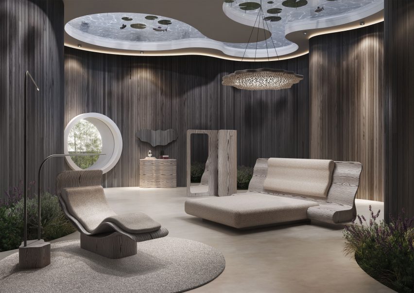Ergo furniture by Ross Lovegrove for Natuzzi