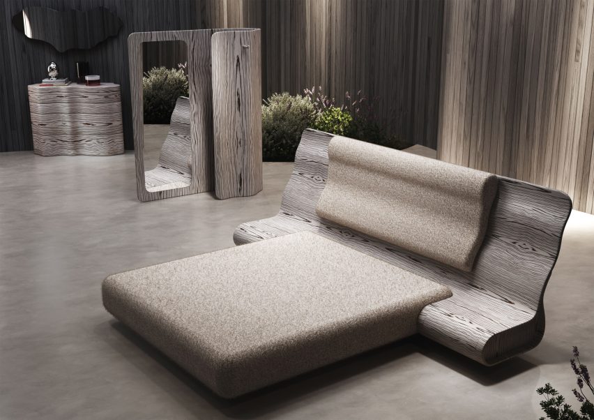 Ergo furniture by Ross Lovegrove for Natuzzi