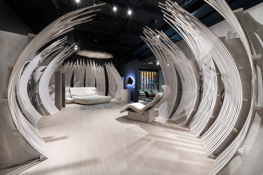 Ergo furniture by Ross Lovegrove for Natuzzi