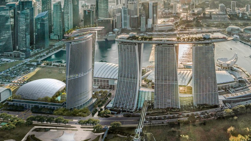 Marina Bay Sands resort expansion by Safdie Architects