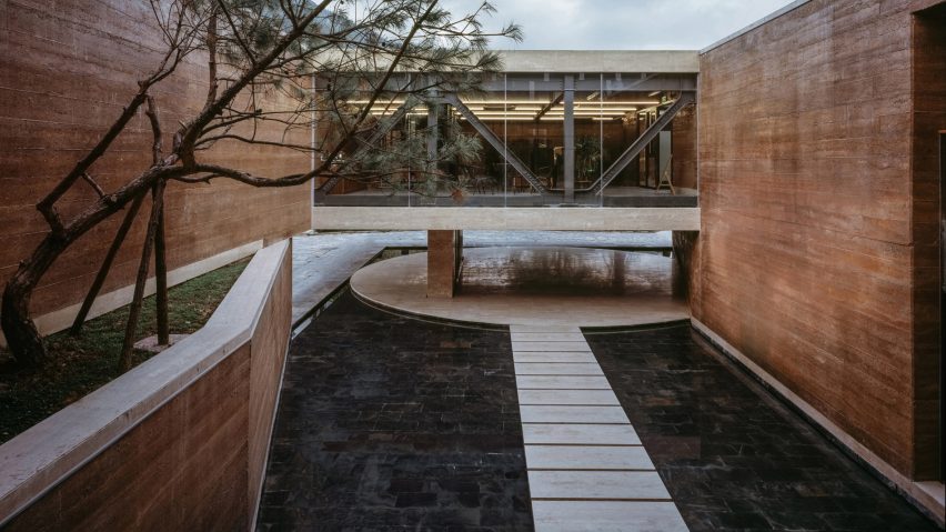 Rammed-earth architecture features on one of our Pinterest boards