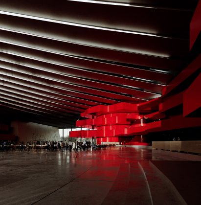 Renders of Shanghai Grand Opera House by Snøhetta in China