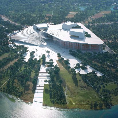 Renders of Shanghai Grand Opera House by Snøhetta in China