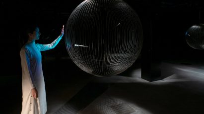 Sony explores robot-human relationship with abstracted Affinity in Autonomy installations