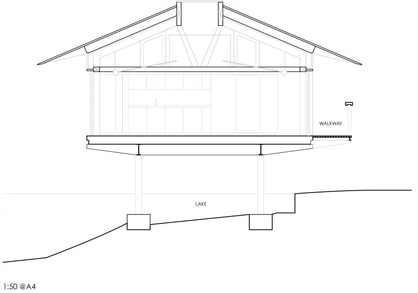 Guesthouse section of Stepping Stone House by Hamish & Lyon