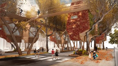 Street Tree Pods by Matthew Chamberlain