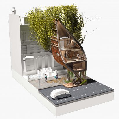 Street Tree Pods by Matthew Chamberlain