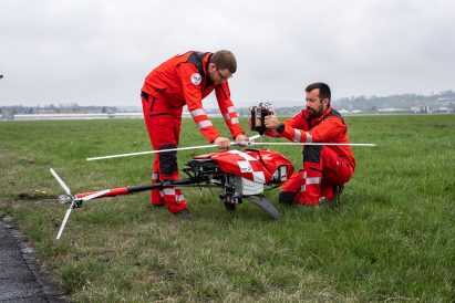 Rega autonomously rescue drone