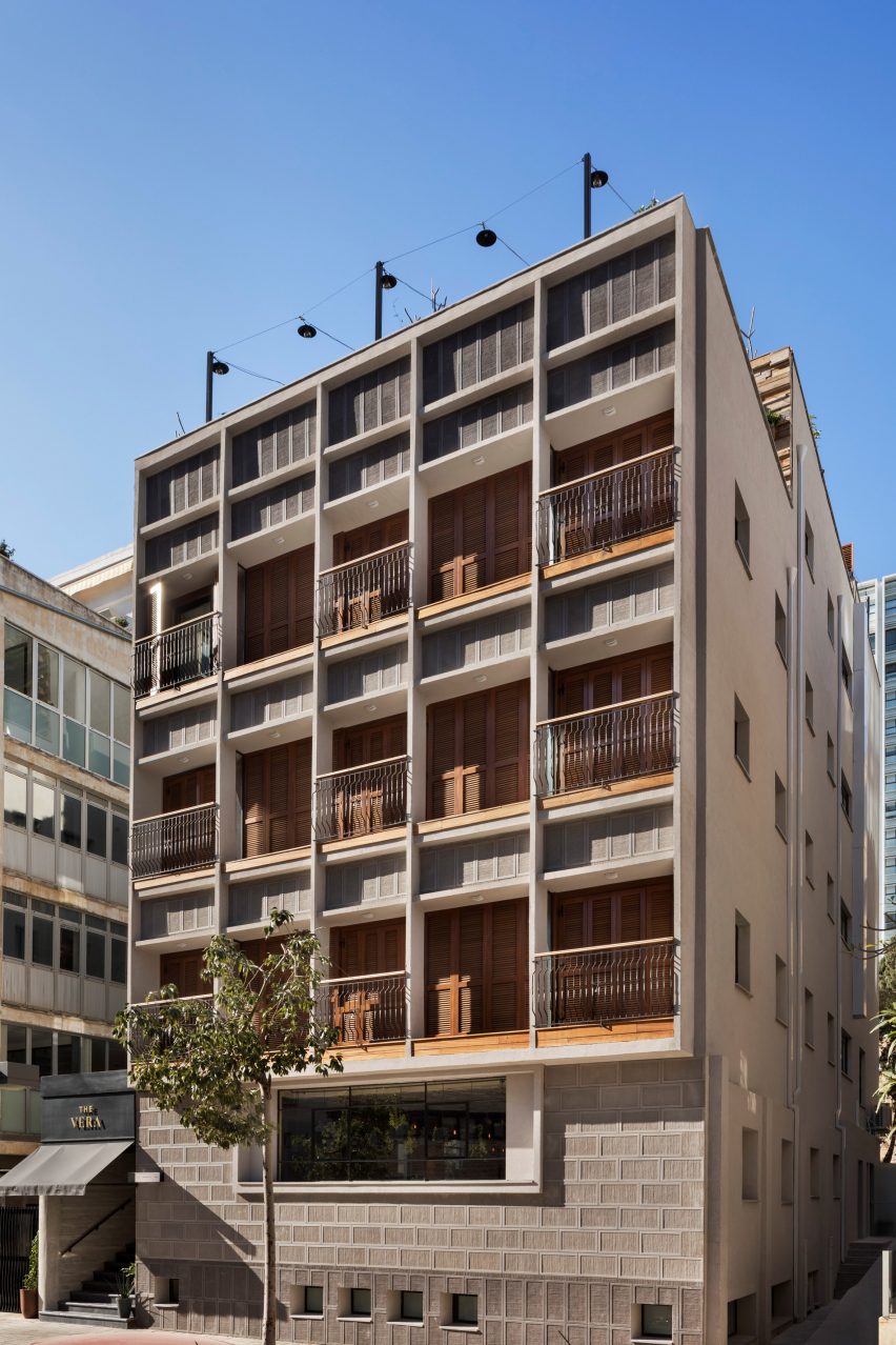 The Vera hotel by Yaron Tal Studio