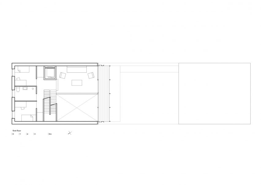 First floor plan of 3-Generation House by BETA