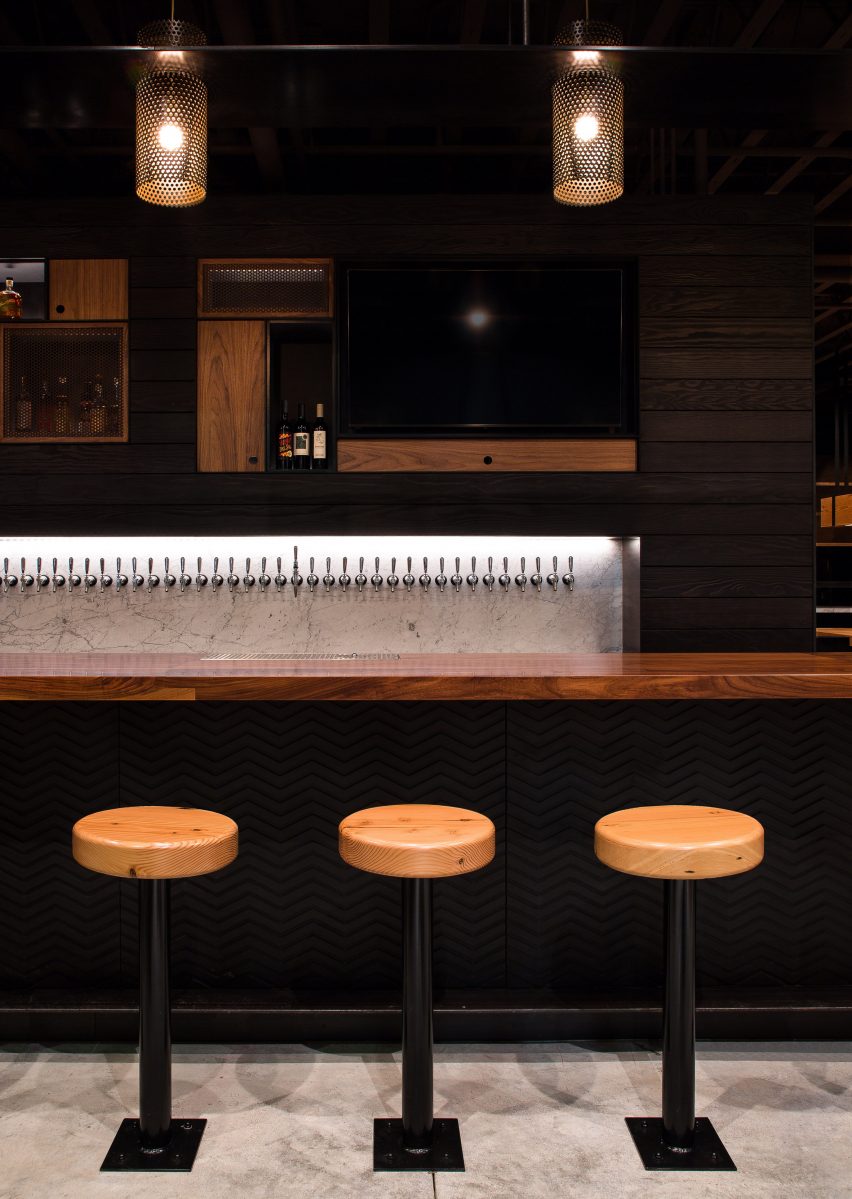 Trailbend Taproom restaurant and beerhall in Seattle Washington by Graham Baba Architects