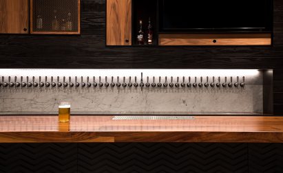 Trailbend Taproom restaurant and beerhall in Seattle Washington by Graham Baba Architects