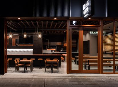 Trailbend Taproom restaurant and beerhall in Seattle Washington by Graham Baba Architects