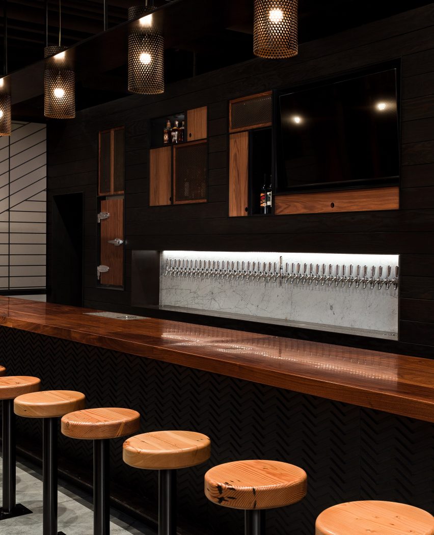 Trailbend Taproom restaurant and beerhall in Seattle Washington by Graham Baba Architects