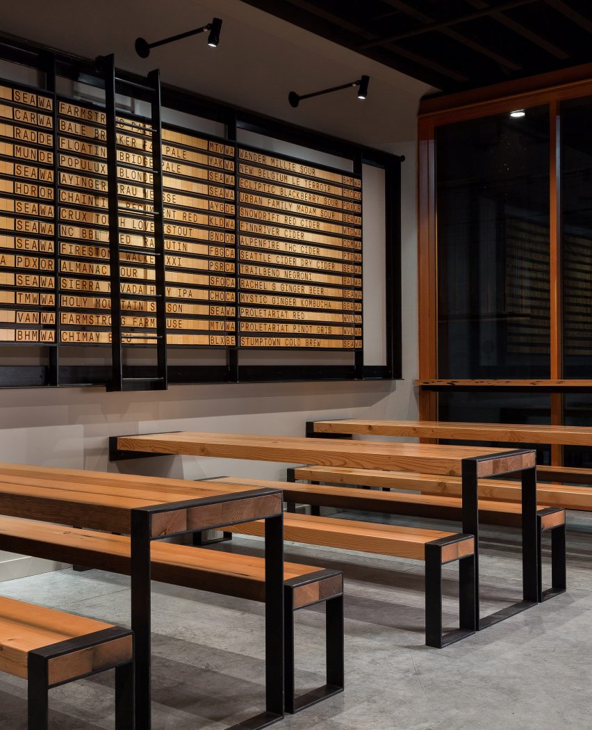 Trailbend Taproom restaurant and beerhall in Seattle Washington by Graham Baba Architects
