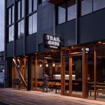 Trailbend Taproom restaurant and beerhall in Seattle Washington by Graham Baba Architects