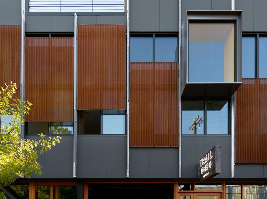 Trailbend Taproom restaurant and beerhall in Seattle Washington by Graham Baba Architects