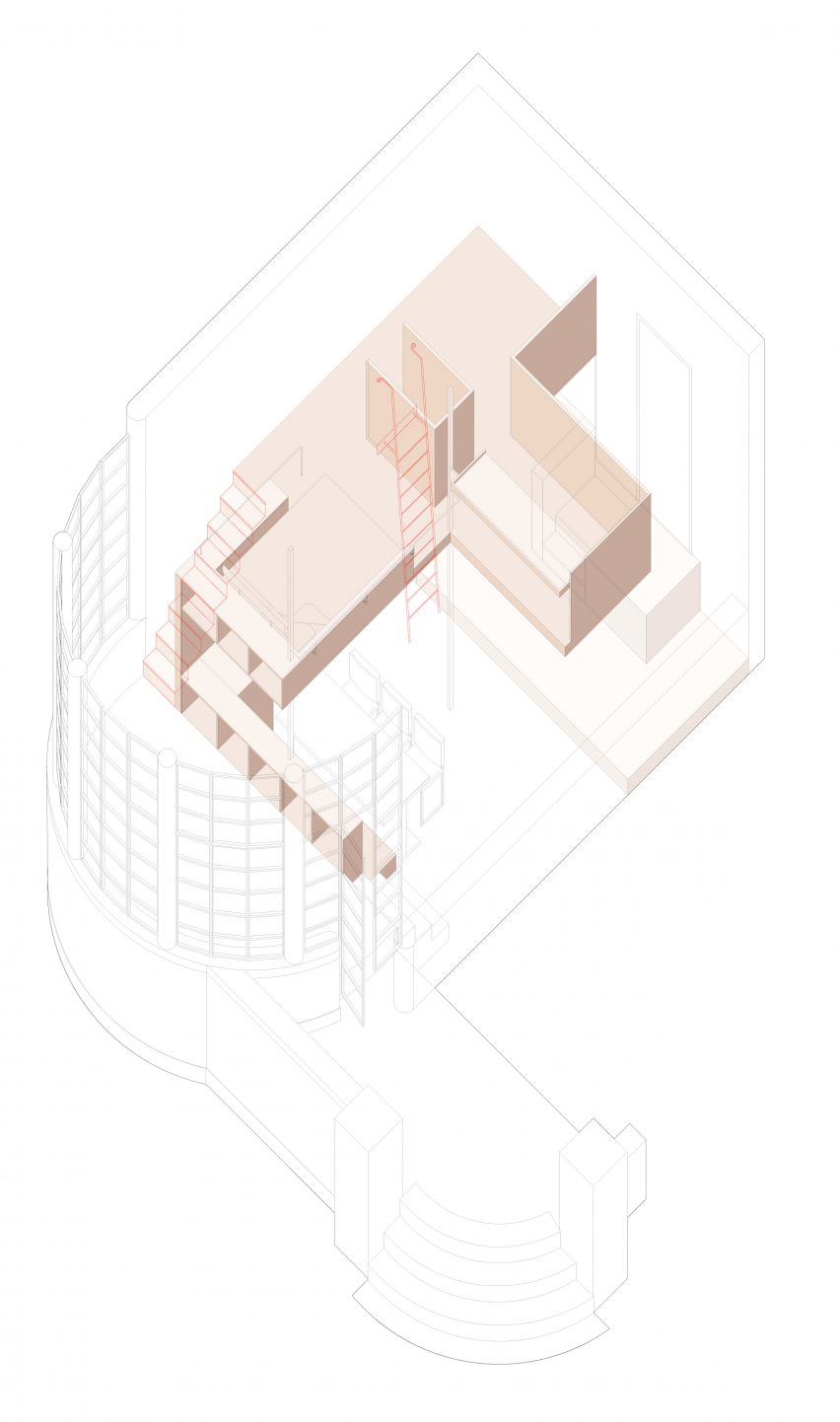 U-shape Room by Atelier Tao+C