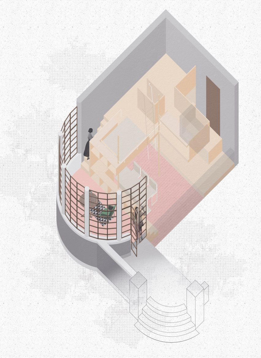 U-shape Room by Atelier Tao+C