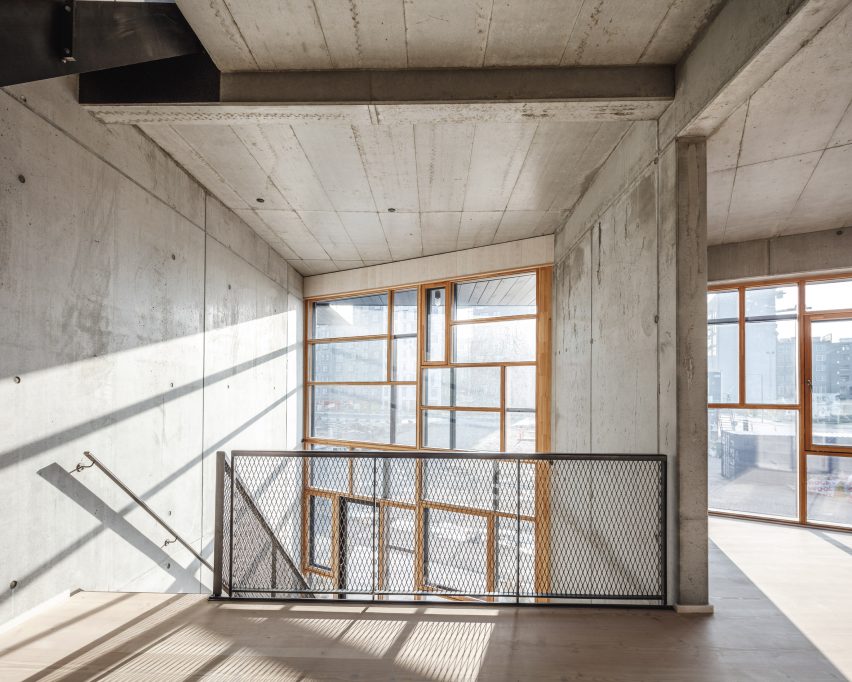 Lendager Group design Upcycle Studios in Denmark built from recycled materials