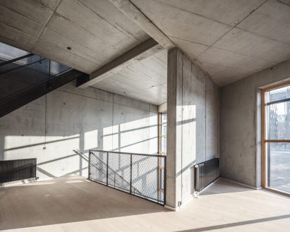 Lendager Group design Upcycle Studios in Denmark built from recycled materials