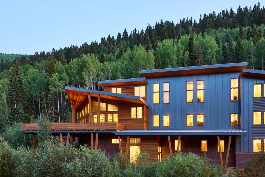 Virginia Placer sustainable and affordable mountain homes in Colorado by Charles Cunniffe Architects