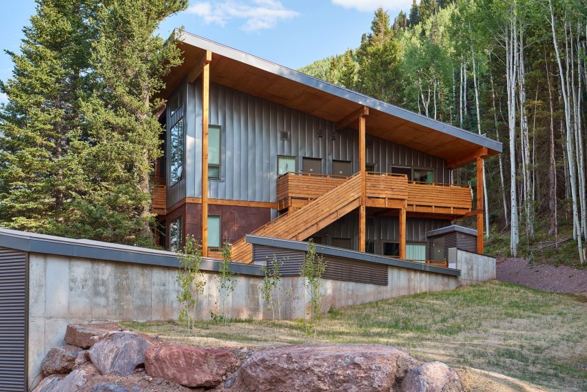 Virginia Placer sustainable and affordable mountain homes in Colorado by Charles Cunniffe Architects