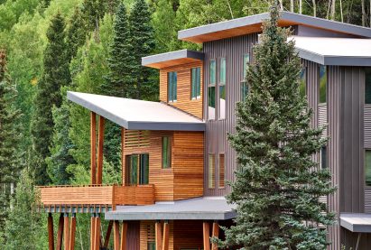 Virginia Placer sustainable and affordable mountain homes in Colorado by Charles Cunniffe Architects