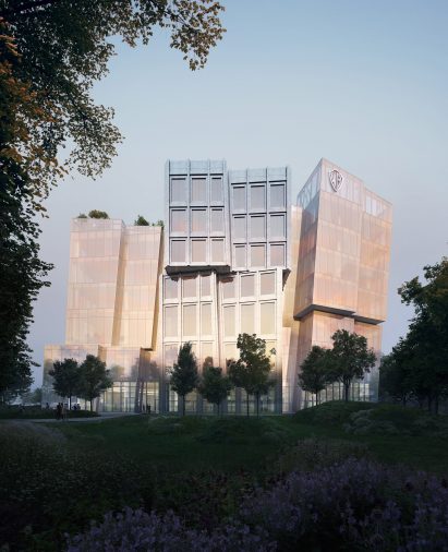Second Century Project office buildings for Warner Bros by Frank Gehry