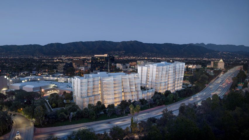 Second Century Project office buildings for Warner Bros by Frank Gehry