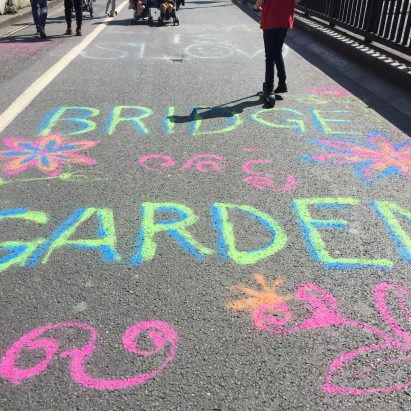 Extinction Rebellion protest: Waterloo Garden Bridge