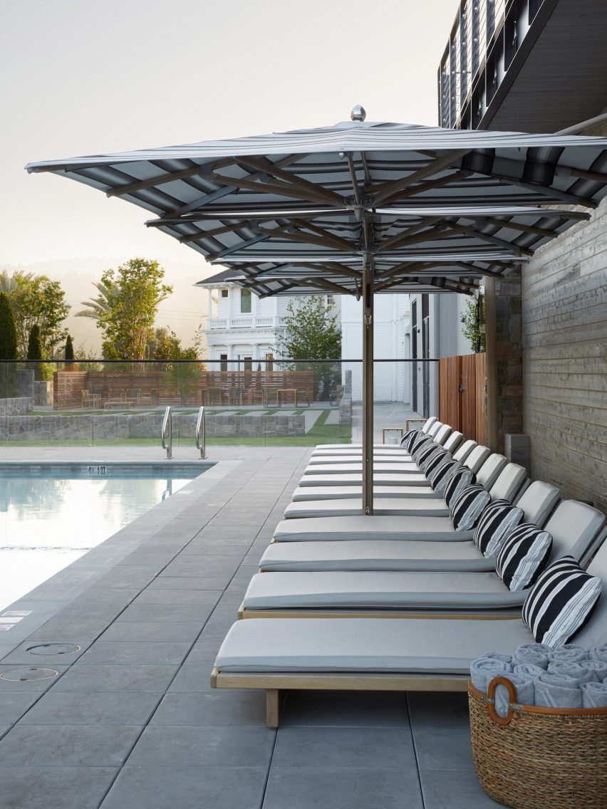 Las Alcobas hotel in Napa Valley by Yabu Pushelberg