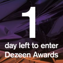 Dezeen Awards 2019 entries close tomorrow