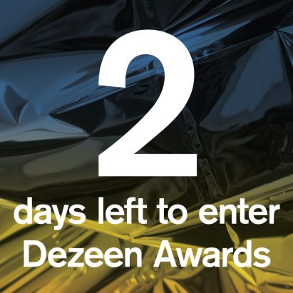 2 days left to enter Dezeen Awards 2019