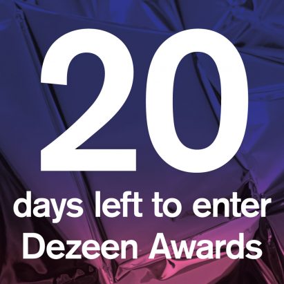 20 days left to enter Dezeen Awards 2019 and have your work seen by our star judges