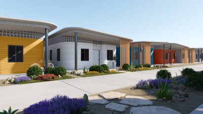 3D-printed community by Yves Béhar, New Story and ICON