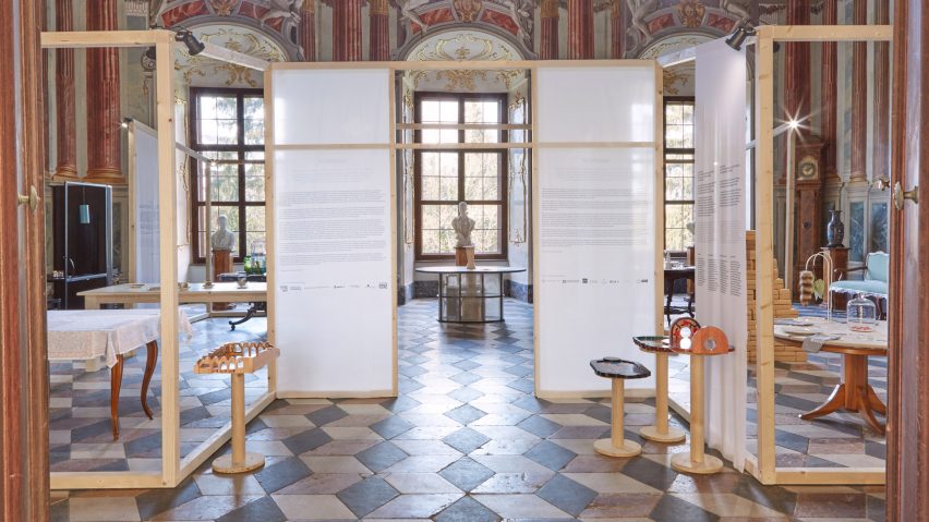Schloss Hollenegg castle exhibition explores the design of dining table etiquette