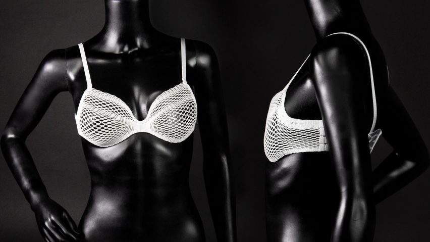 Lisa Marks Algorithmic Lace Bra