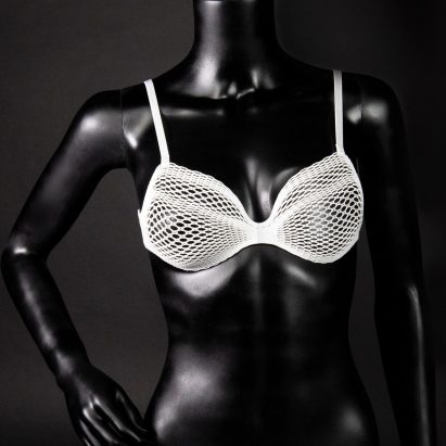 Lisa Marks Algorithmic Lace Bra