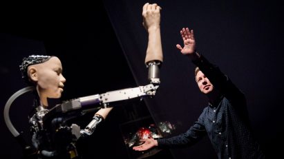 Barbican AI More than Human exhibition