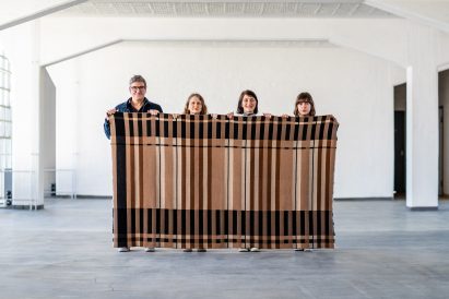 Wallace Sewell Bauhaus blanket Gunta Stölzl
