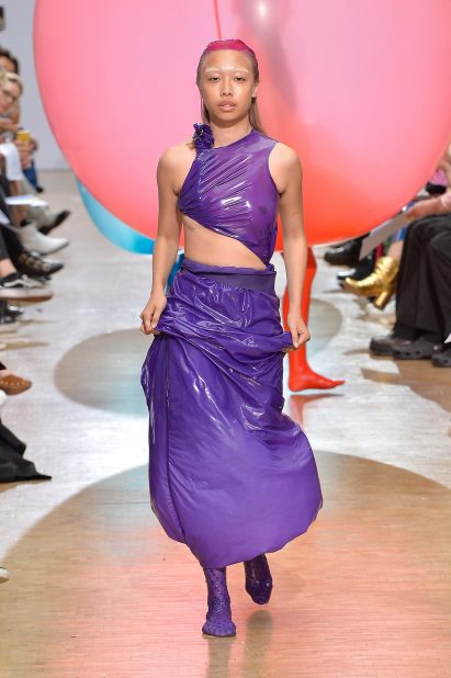 Fredrik Tjærandsen rubber bubble clothing
