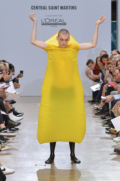 Fredrik Tjærandsen rubber bubble clothing
