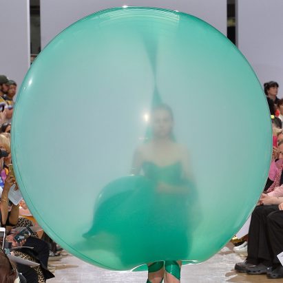 Fredrik Tjærandsen rubber bubble clothing