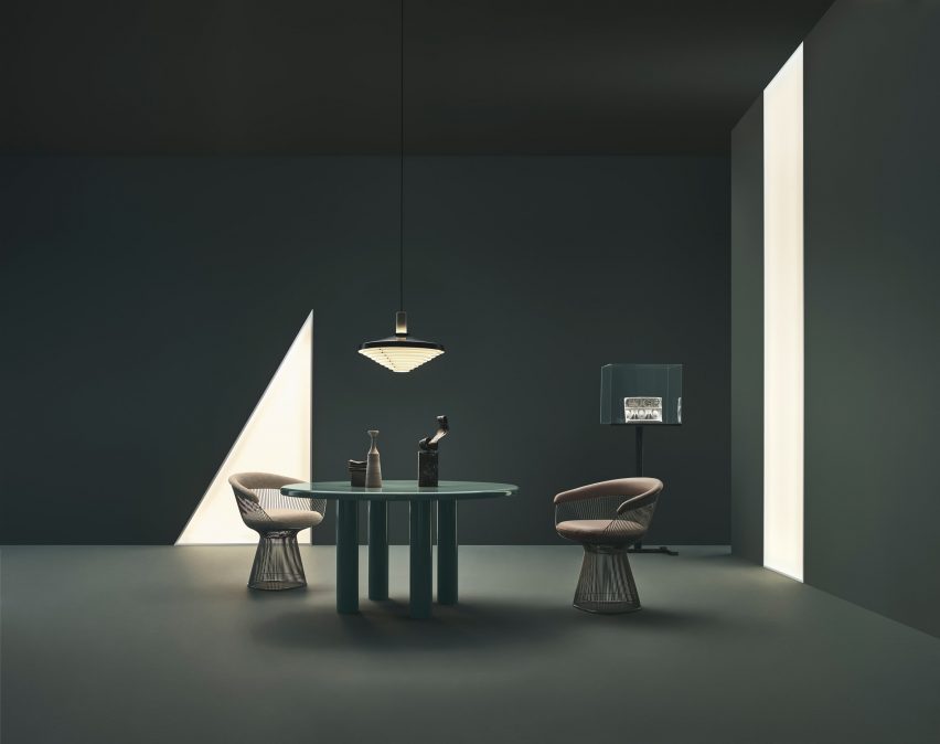 Barber and Osgerby Knoll Smalto enamel table