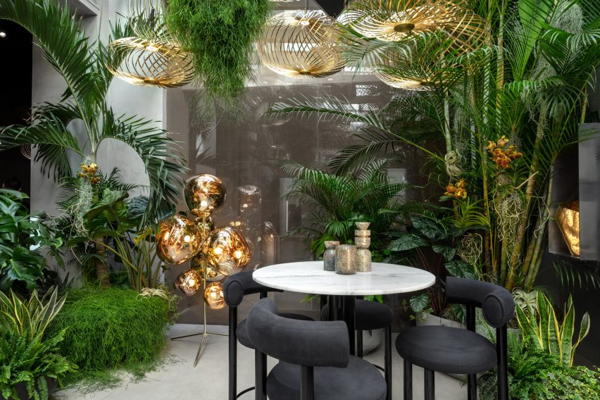 The Manzoni Tom Dixon restaurant interior Milan