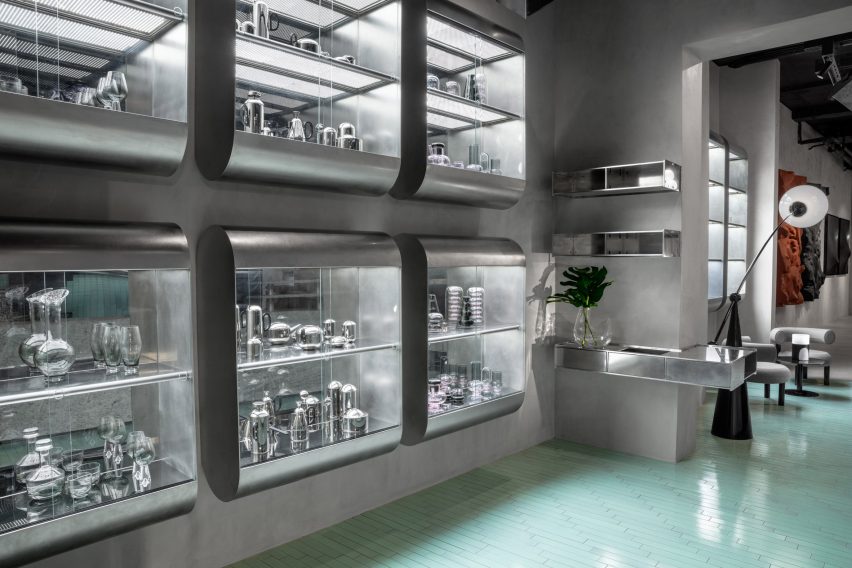 The Manzoni Tom Dixon restaurant interior Milan