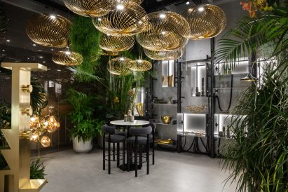 The Manzoni Tom Dixon restaurant interior Milan