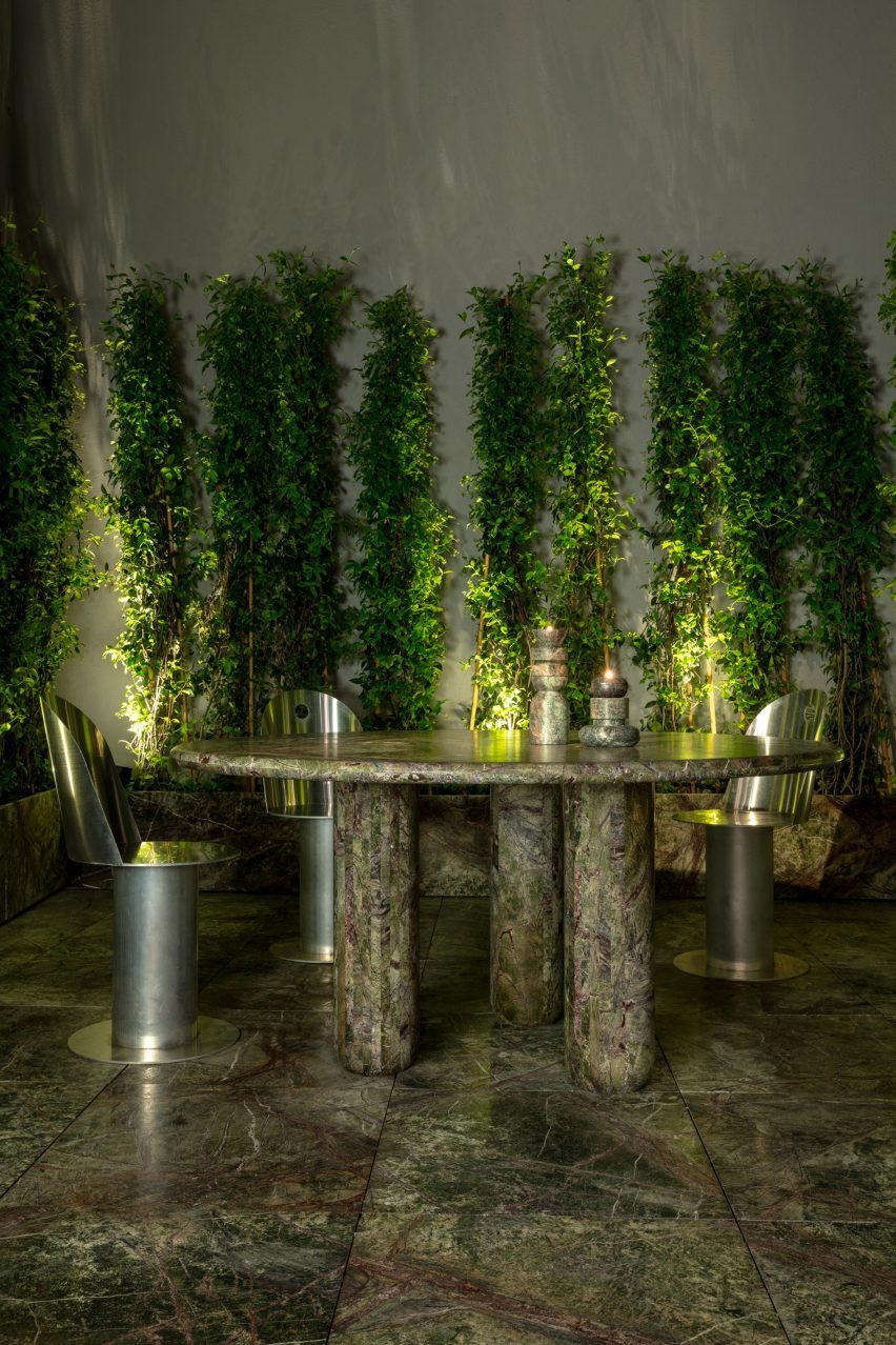 The Manzoni Tom Dixon restaurant interior Milan