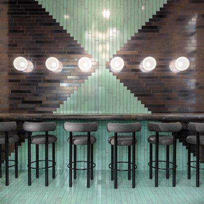 The Manzoni Tom Dixon restaurant interior Milan
